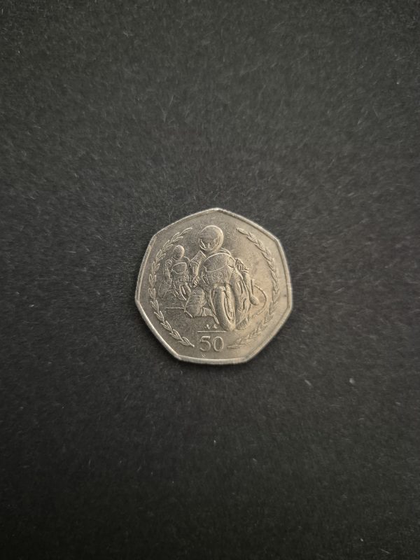 1997 Isle of Man 50p TT Races Commemorative Coin