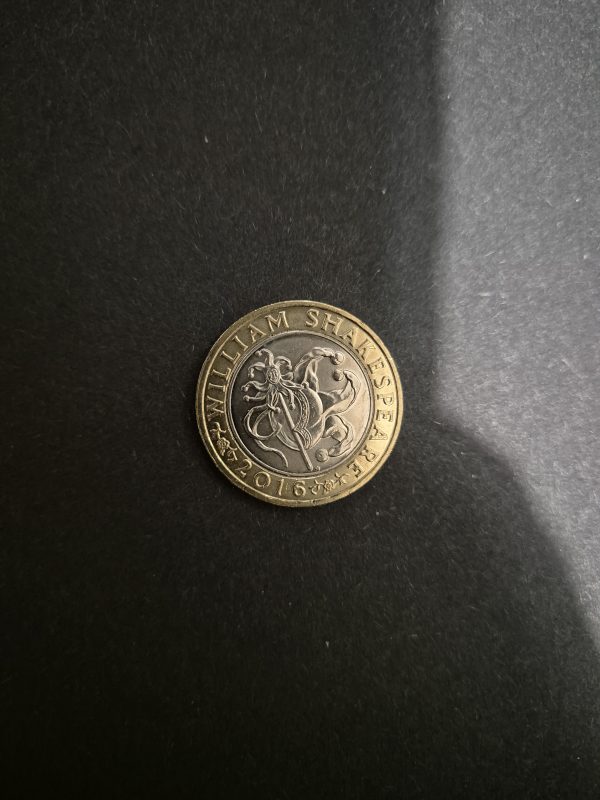 2016 William Shakespeare £2 Commemorative Coin - Circulated