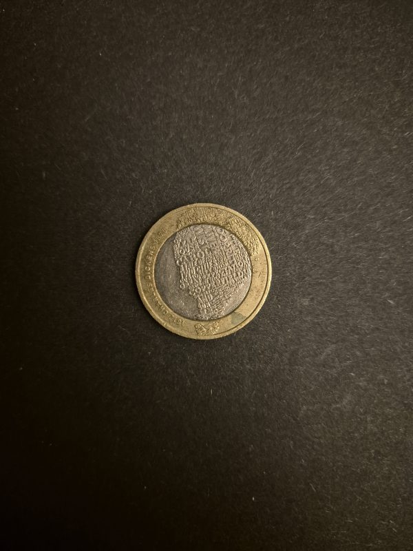 2012 Charles Dickens £2 Commemorative Coin - Circulated