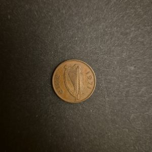1971 Irish 1 Pence Coin: A Piece of Irish History