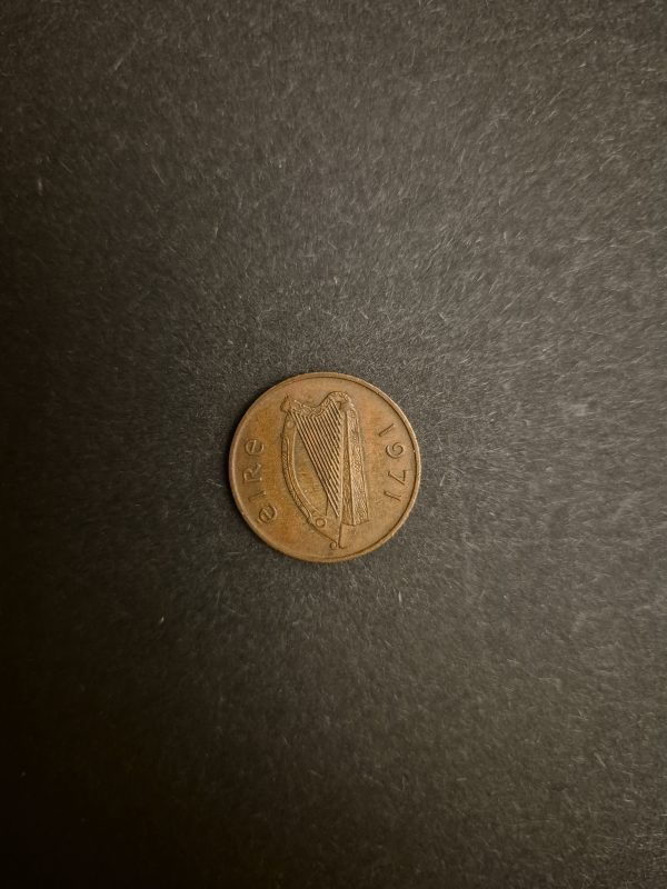 1971 Irish 1 Pence Coin: A Piece of Irish History