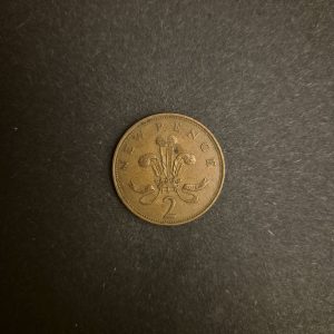 1971 UK Two Pence Coin: Welsh Leek Decimal Design - A Piece of British History
