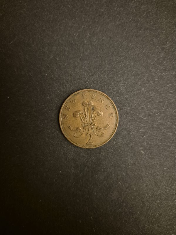 1971 UK Two Pence Coin: Welsh Leek Decimal Design - A Piece of British History