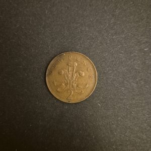 1971 Two Pence Coin: Welsh Leek - A Piece of British History