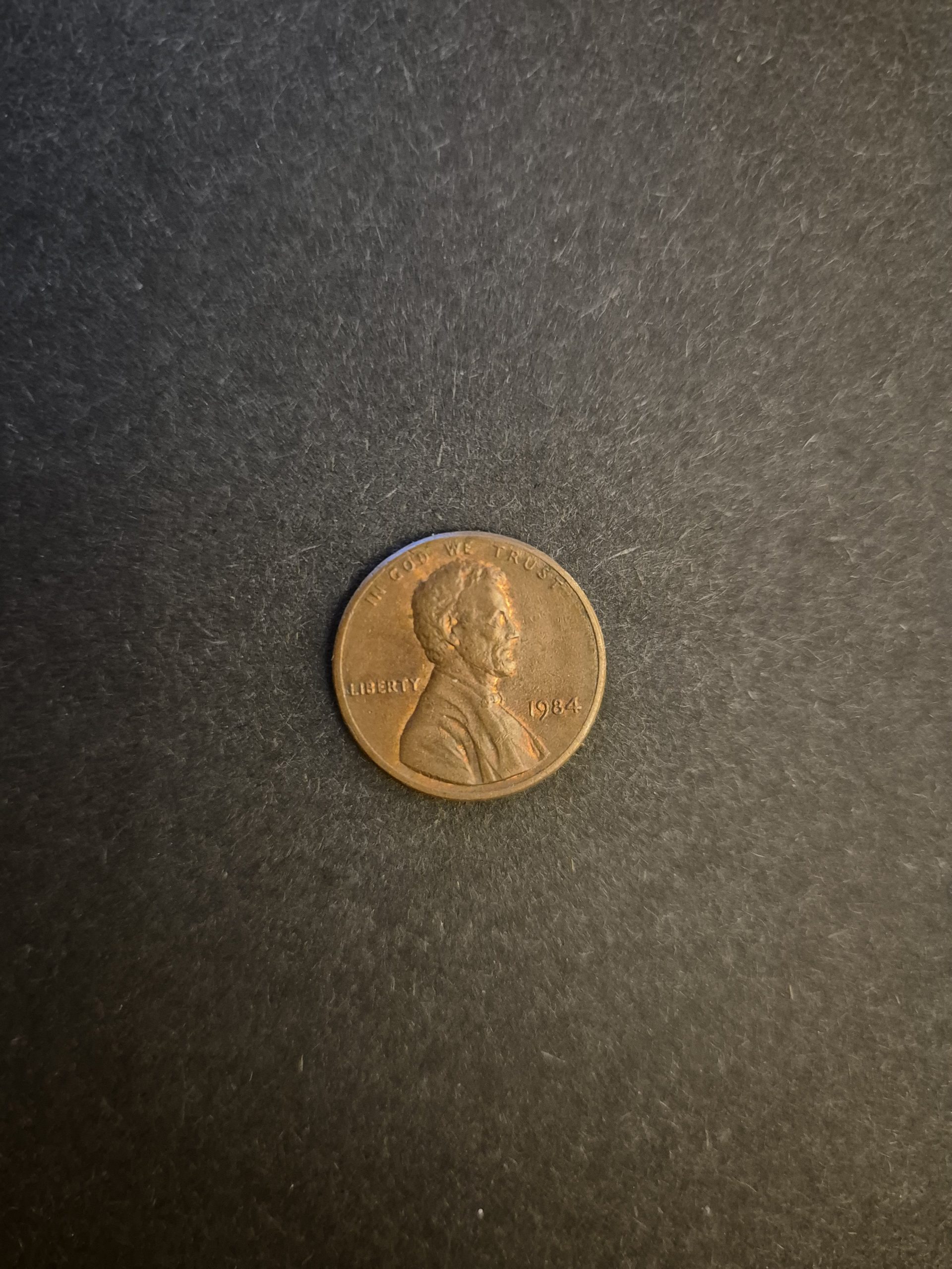 1984 Lincoln Wheat Penny: Own a Piece of American History Close-up of a 1984 Lincoln Wheat Penny, showcasing the coin's details, including Abraham Lincoln's profile and the year of minting.